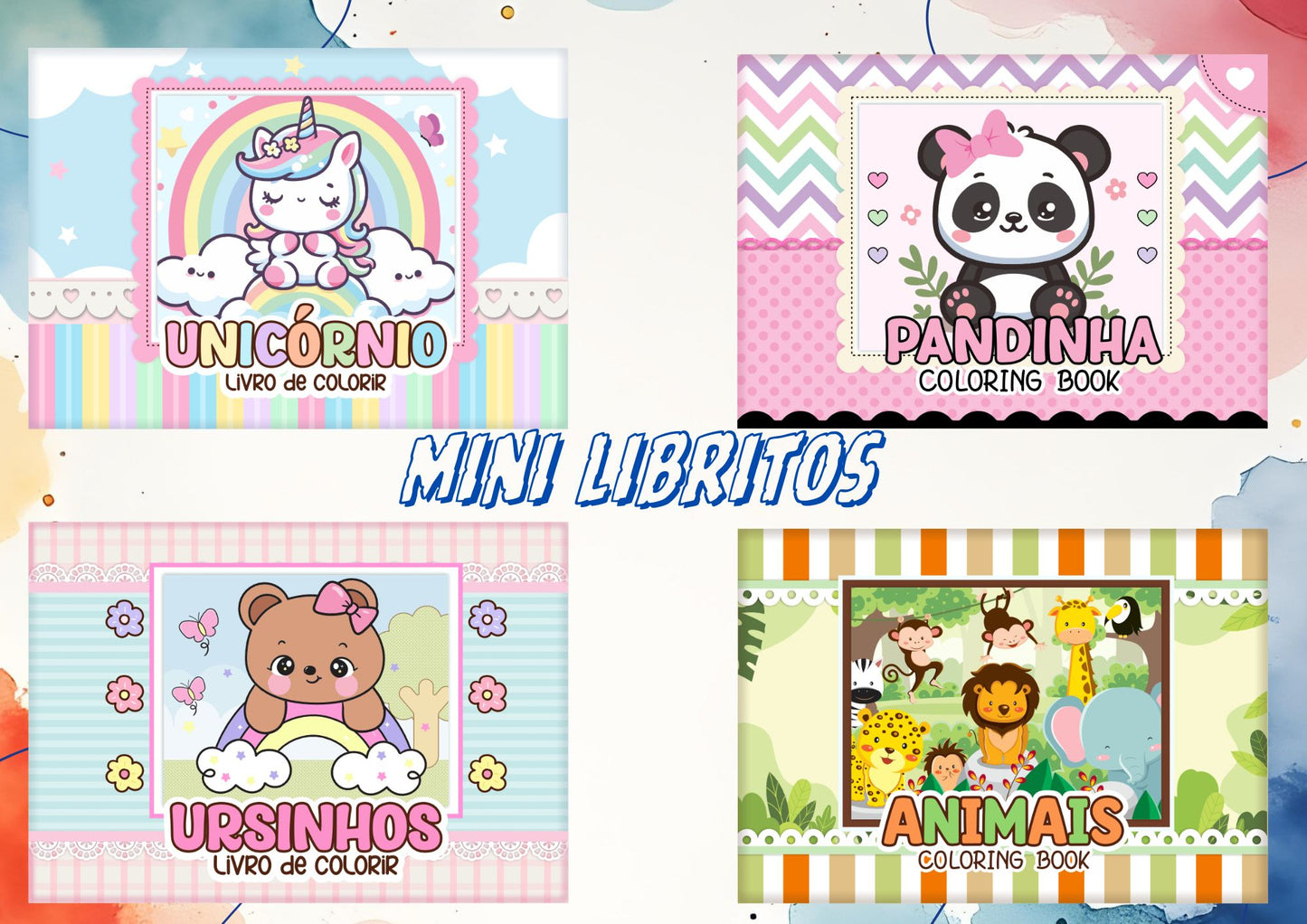 Pack MINI Libro para Pintar (039)