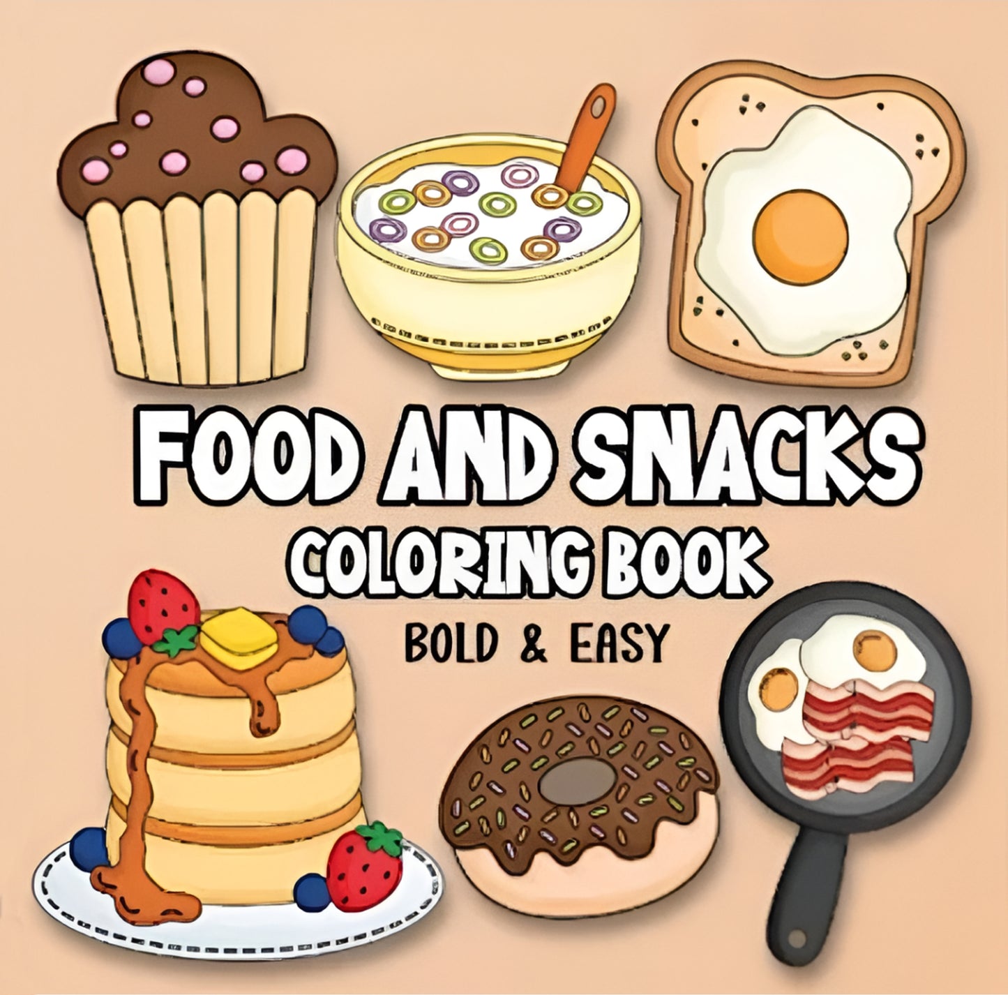 Pack Libro para Pintar FOOD Y SNACK
