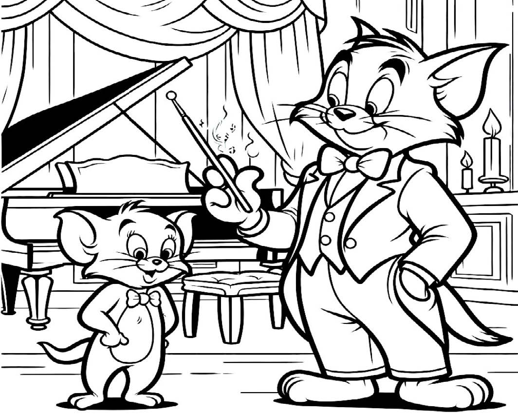 Libro para Pintar Tom y Jerry