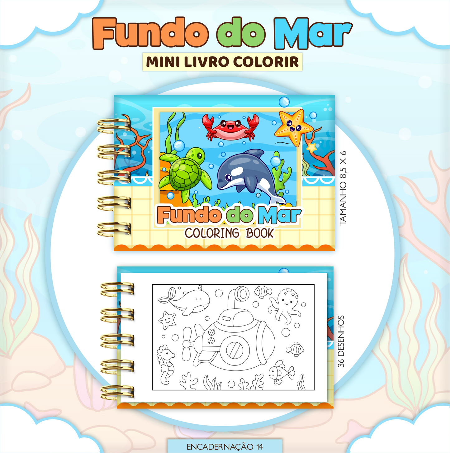 Pack MINI Libro para Pintar (039)