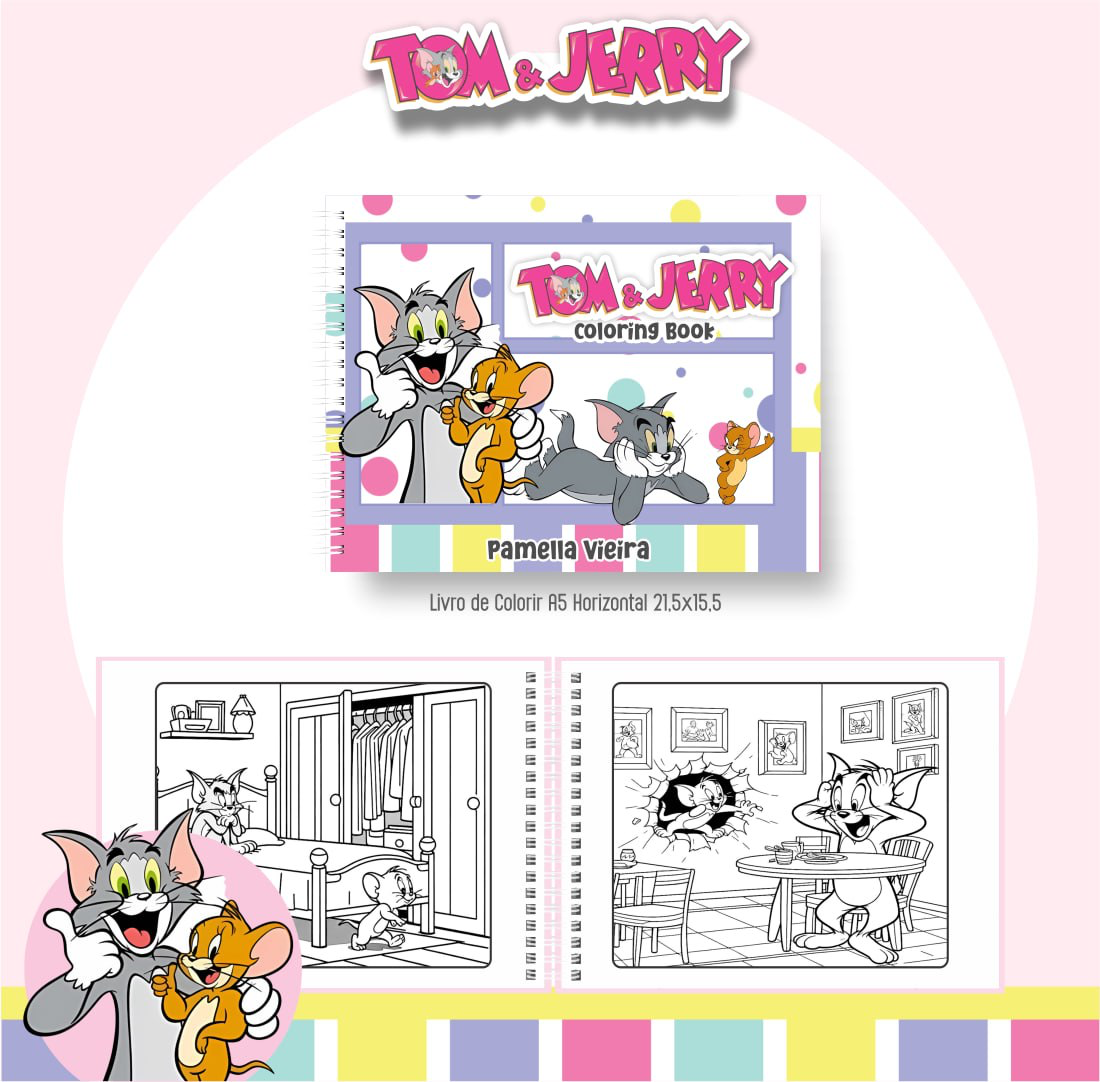 Libro para Pintar Tom y Jerry