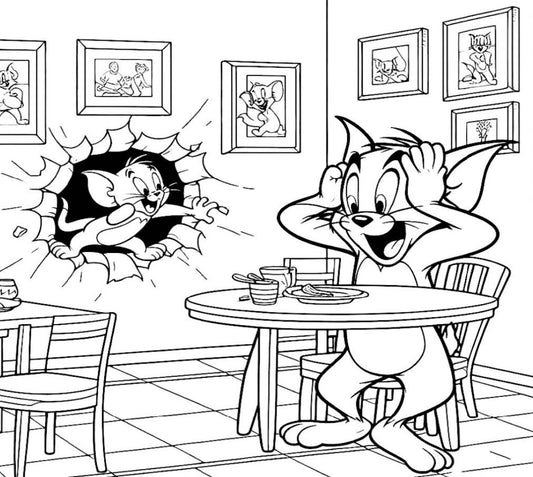 Libro para Pintar Tom y Jerry