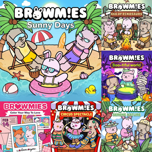 Pack Libro para Pintar BROWMIES