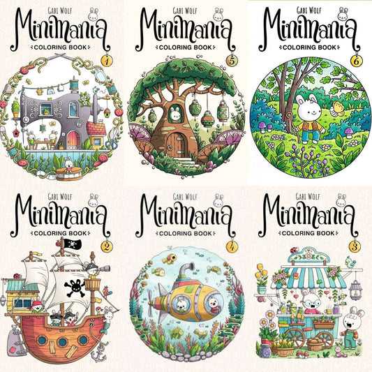 Pack Libro para Pintar MINIMANIA