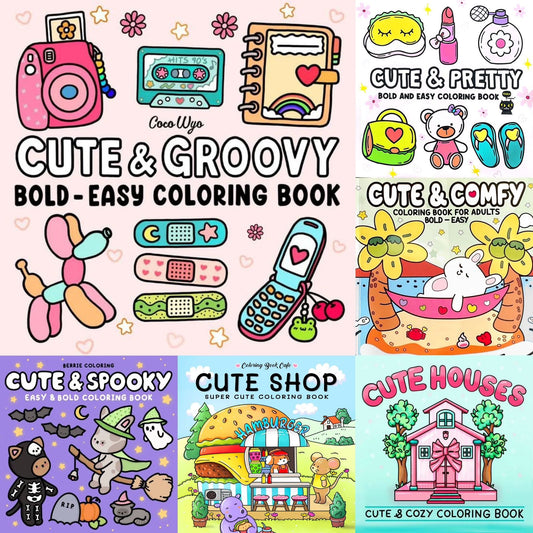 Pack Libro para Pintar CUTE