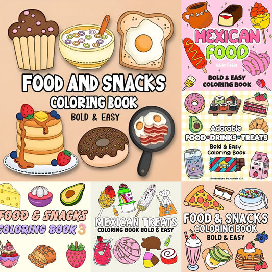 Pack Libro para Pintar FOOD Y SNACK