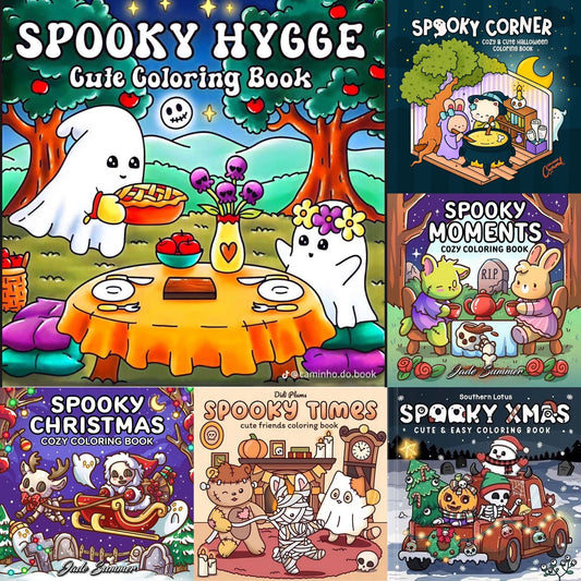 Pack Libro para Pintar SPOOKY
