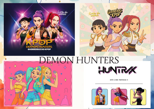 Libro para Pintar Demon Hunters