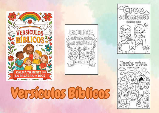Libro para Pintar Versiculos Biblicos