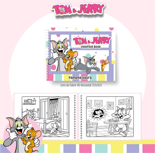 Libro para Pintar Tom y Jerry